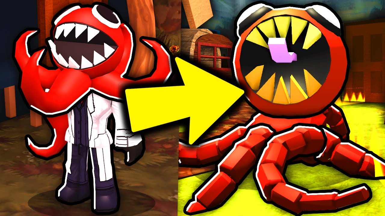 MONSTRO RED CIENTISTA VILÃO REVELADO CHAPTER 2 RIANBOW FRIENDS NOVO MODO MONSTRO COM PODERES