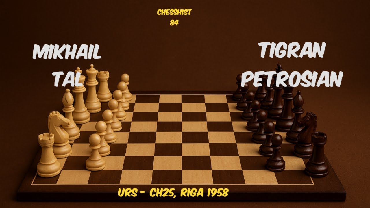 Mikhail Tal vs Tigran Petrosian (URS - ch25, Riga 1958) #chess
