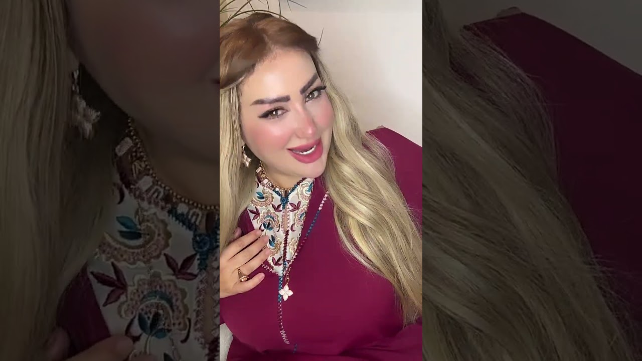 الجديد في الجلابة المغربية: اكتشفي سحر اللون الكرونة والفصالة الأنيقة مع سهام.