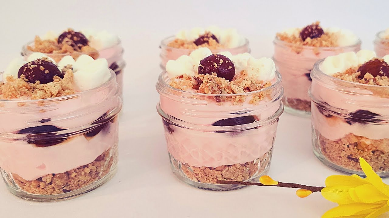 Rose Gulab Jamun Cheesecake | Cheesecake Shots | No Bake Cheesecake | Priya's Home Food