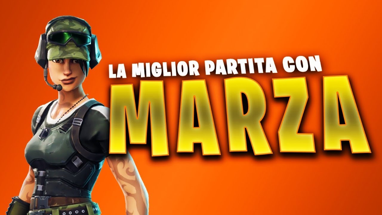 LA MIGLIOR PARTITA CON MARZA! | FORTNITE ITA