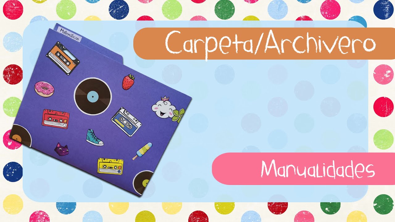COMO HACER UNA CARPETA O ARCHIVERO | MODERNA Y CASERA | SUPER FÁCIL | RÁPIDO | DECORAR CARPETA