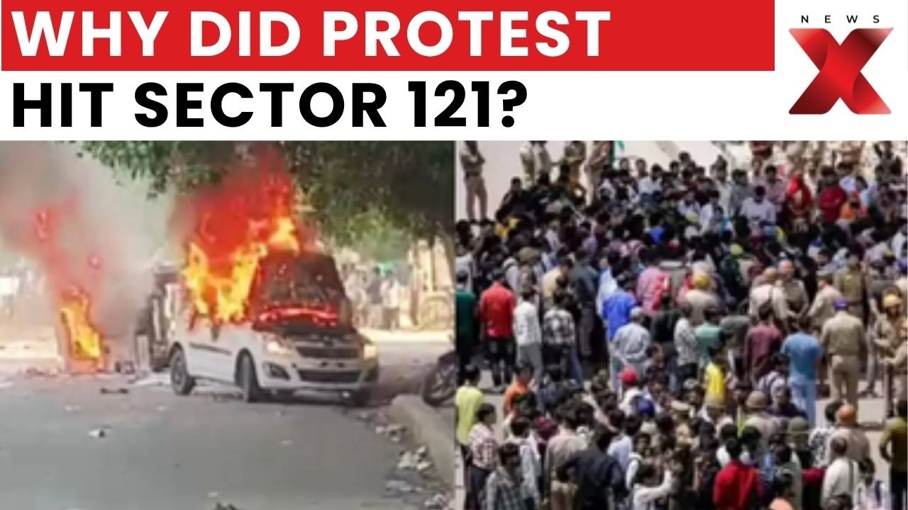 Noida Workers Protest: Stone Pelting Reported At Cleo County Society Sector 121 | NewsX