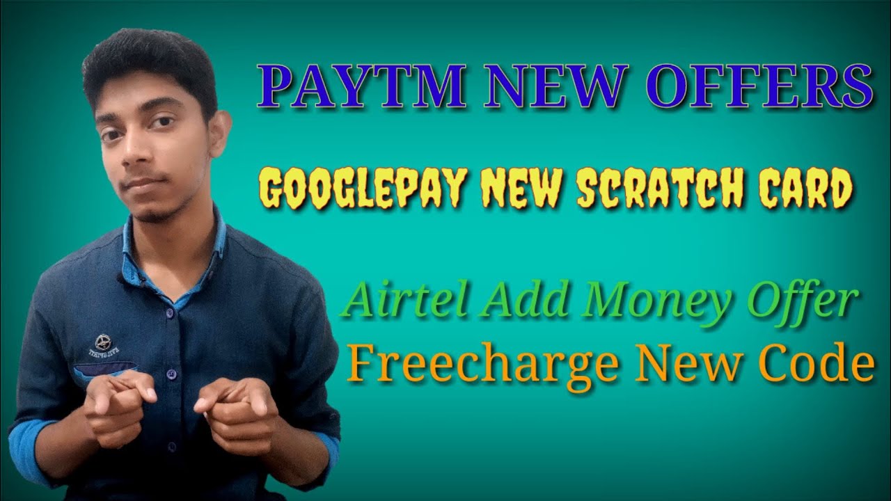 Paytm New Offers 2019 | Googlepay new card | Airtel Money Offer | Freecharge New Code | #technicalwh