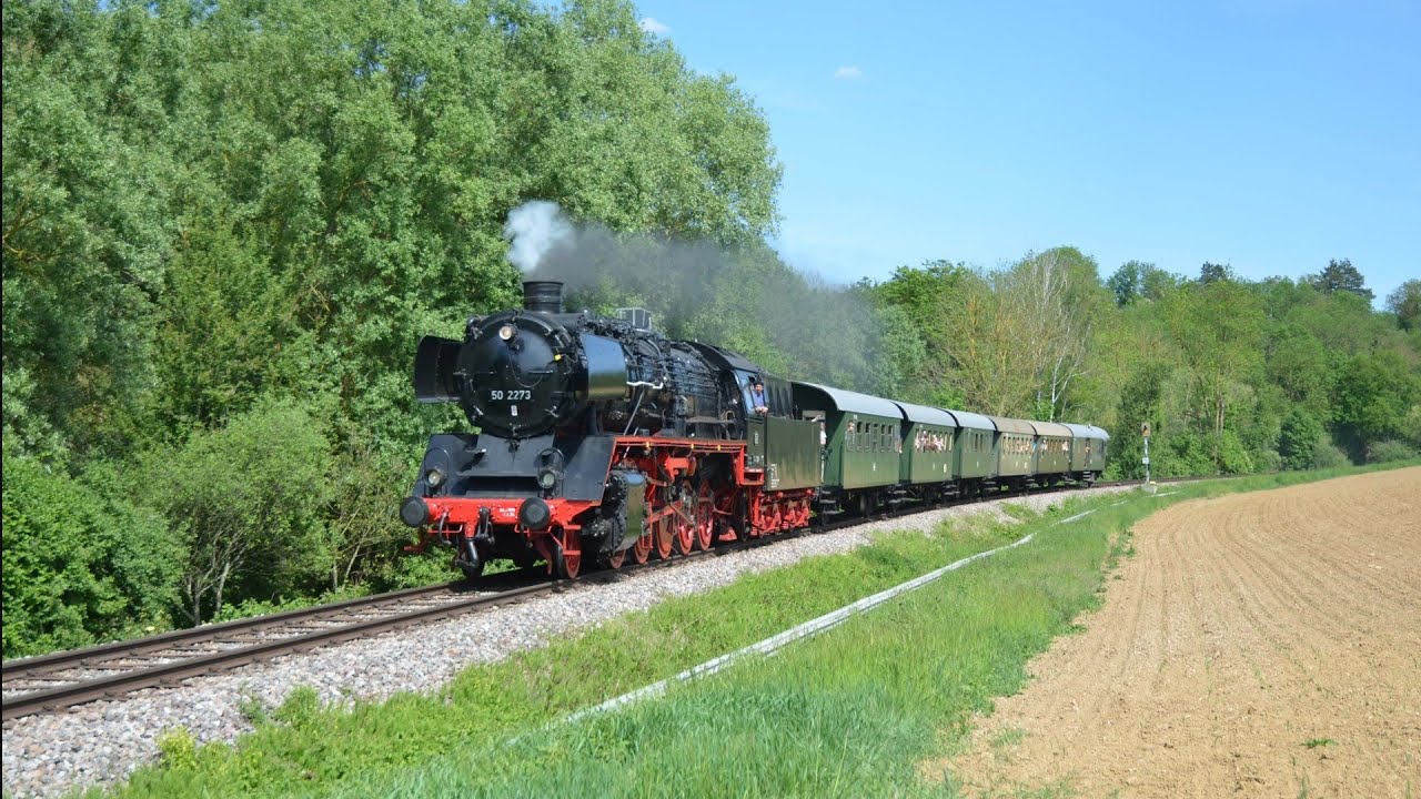 Der Feurige Elias mit 50 2273 auf der Strohgäubahn von Korntal nach Weissach Teil 3