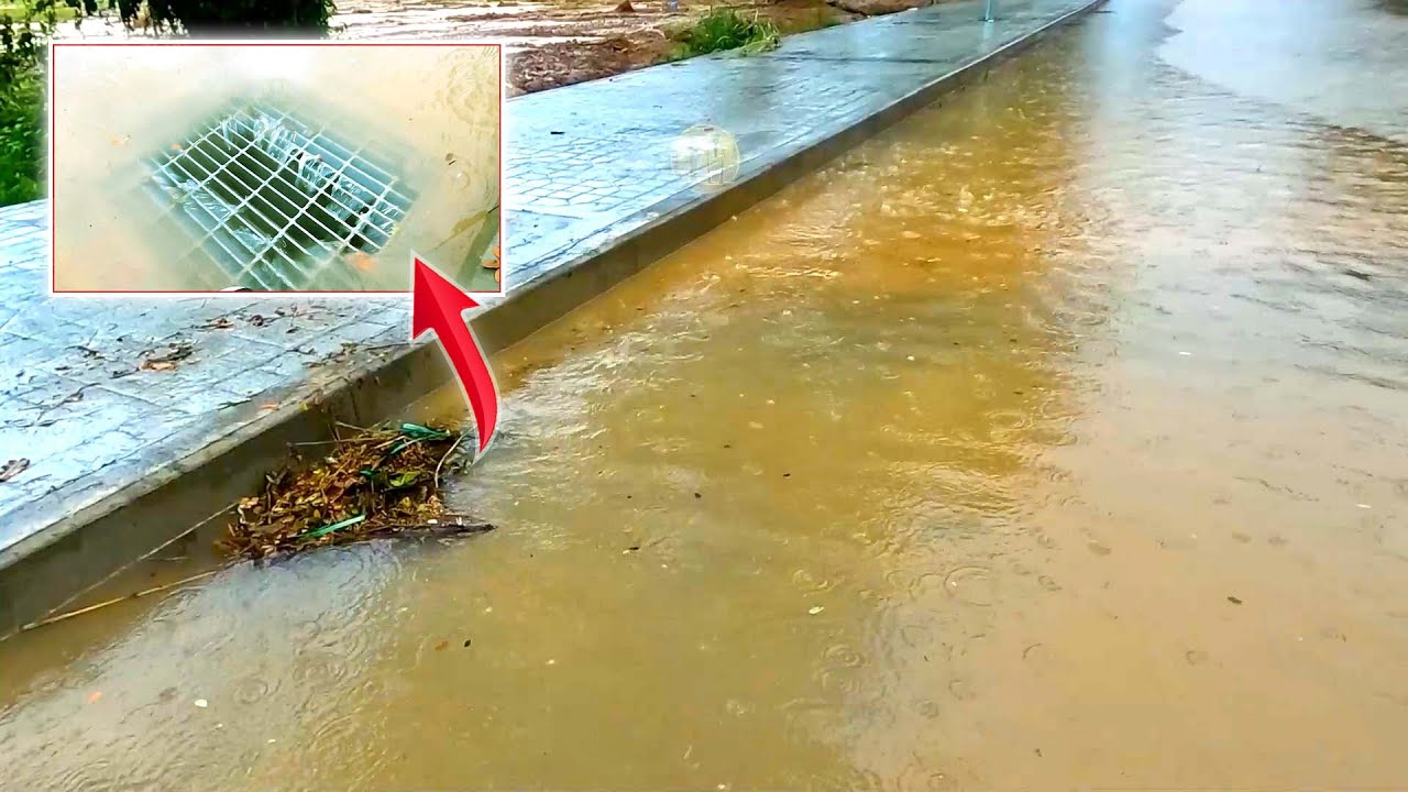 The Great Drain Rescue Unclogging a Flash Flood Drain