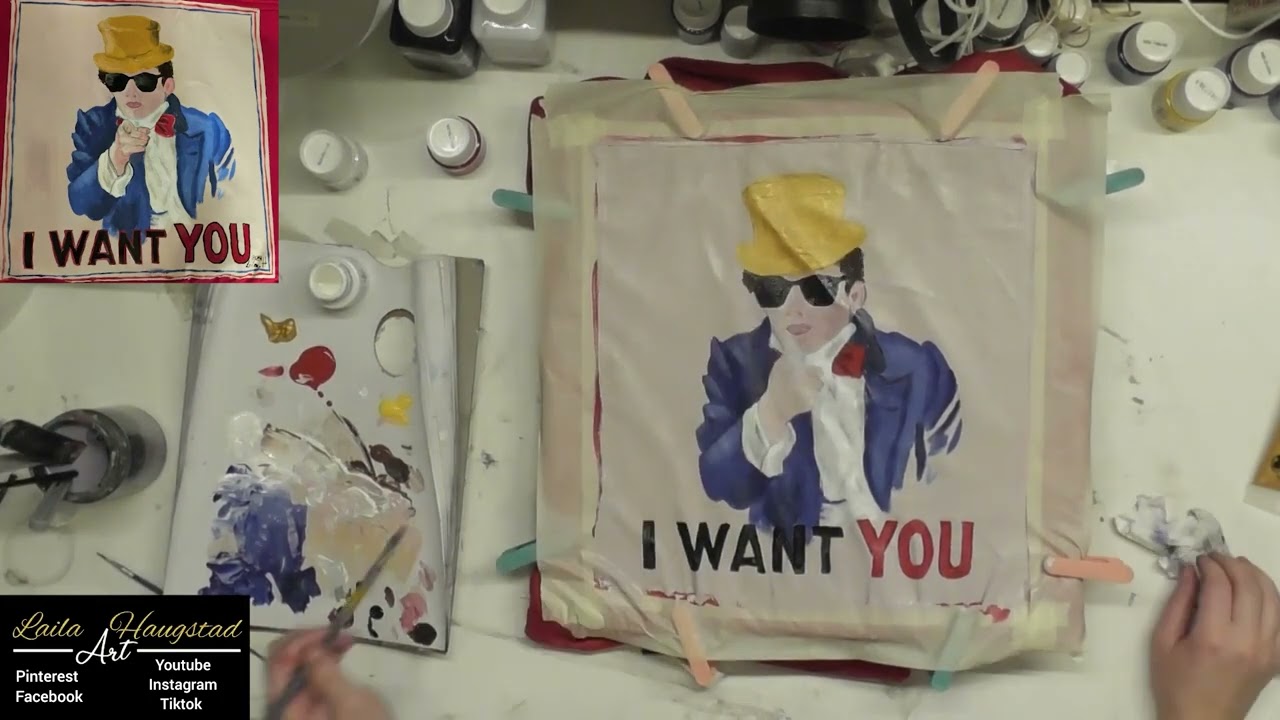 I want you painting, russedress. #russedress #russedressmaling #lailahaugstadart