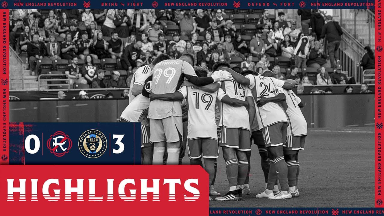 Highlights | Union score three times in second half as Revs fall, 3-0, at Subaru Park