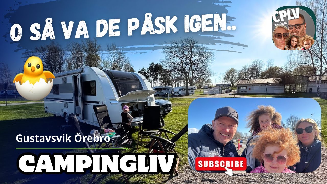 Vi kopplar på Adrian och firar påsk på Gustavsvik i Örebro.