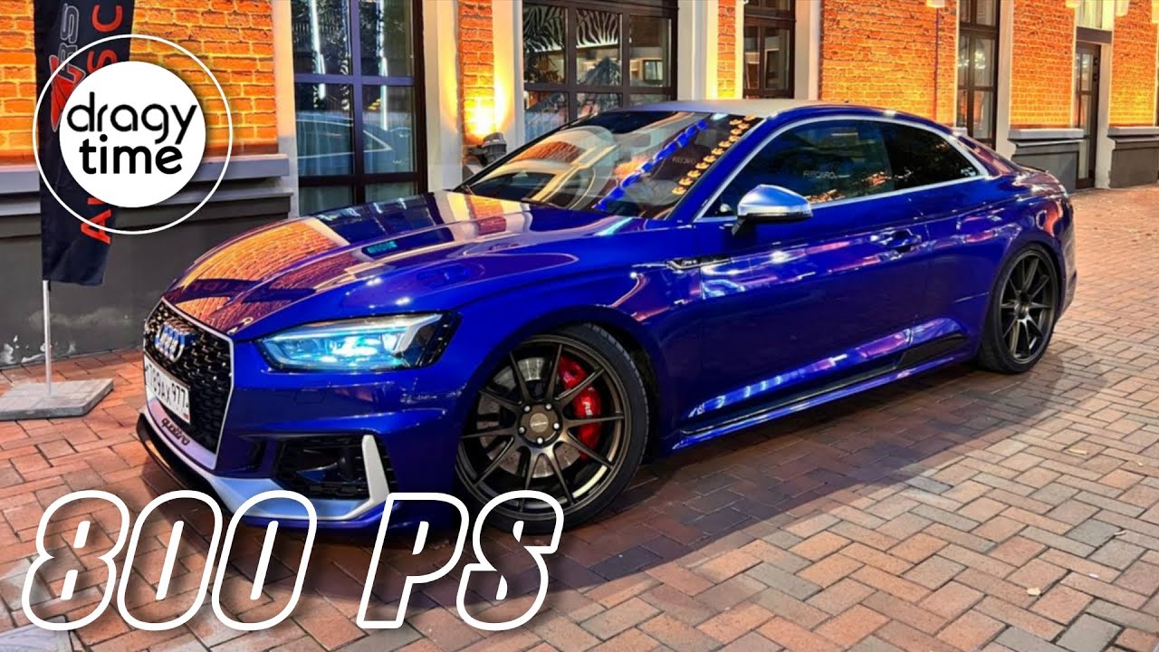 800 PS Audi RS5 Stage 3 | STOCK ENGINE | Extreme fast acceleration from 100-200 Km/h 