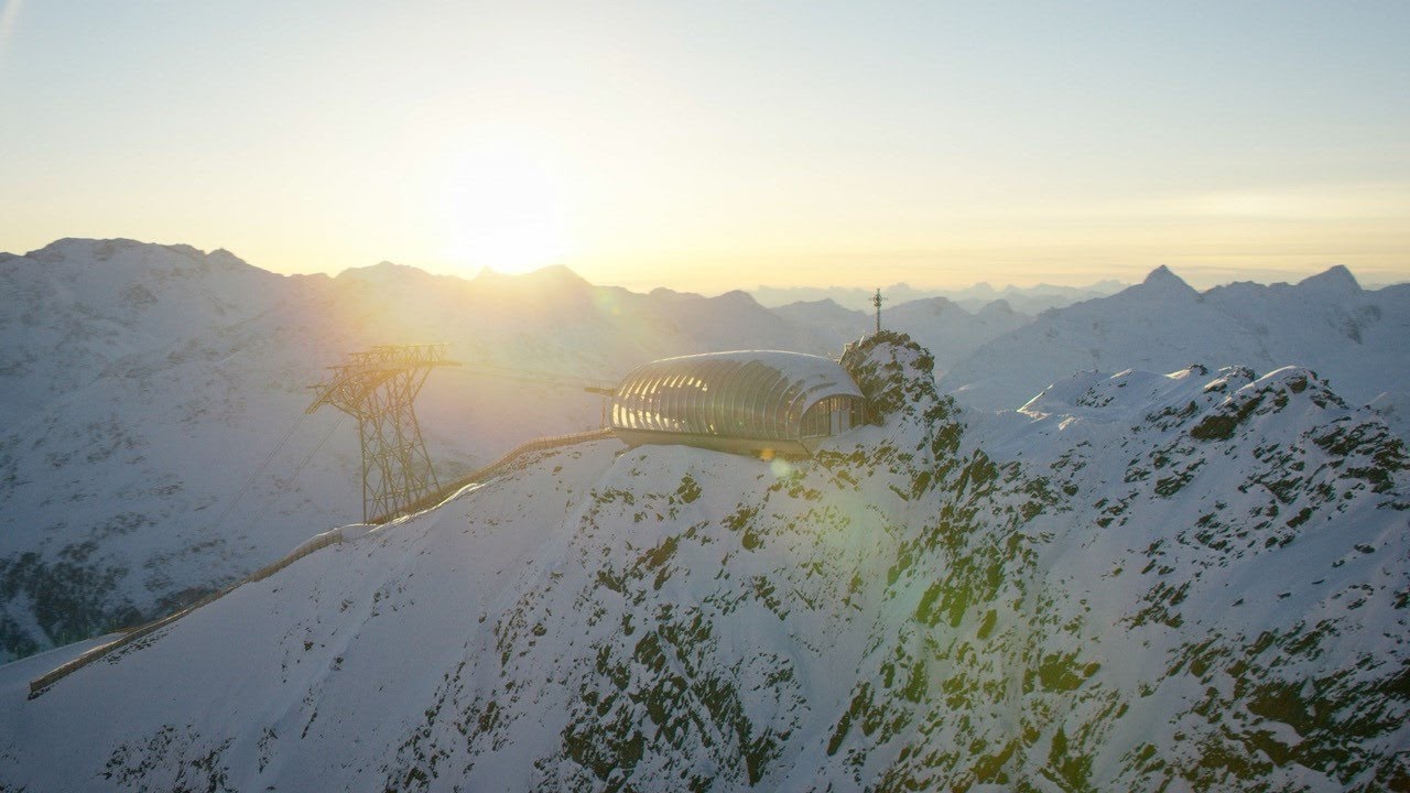 Aerials Sölden - Drehorte James Bond SPECTRE