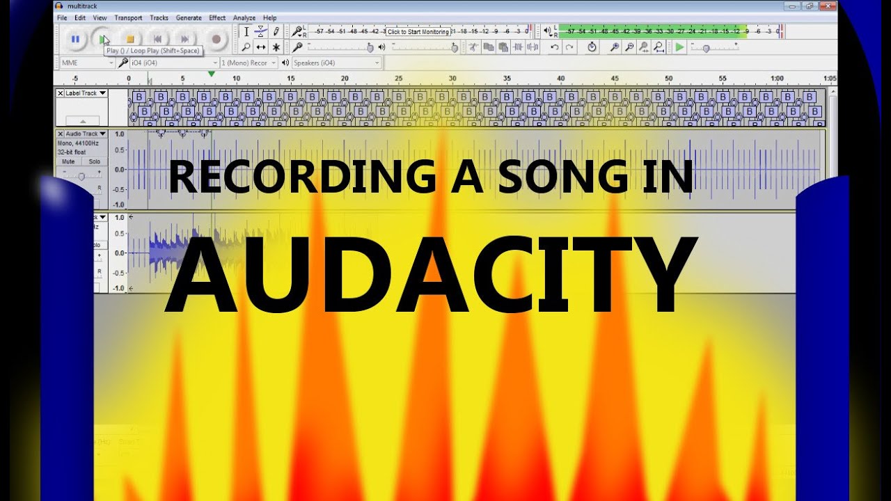 Как записать песню в Audacity | Основы наложения