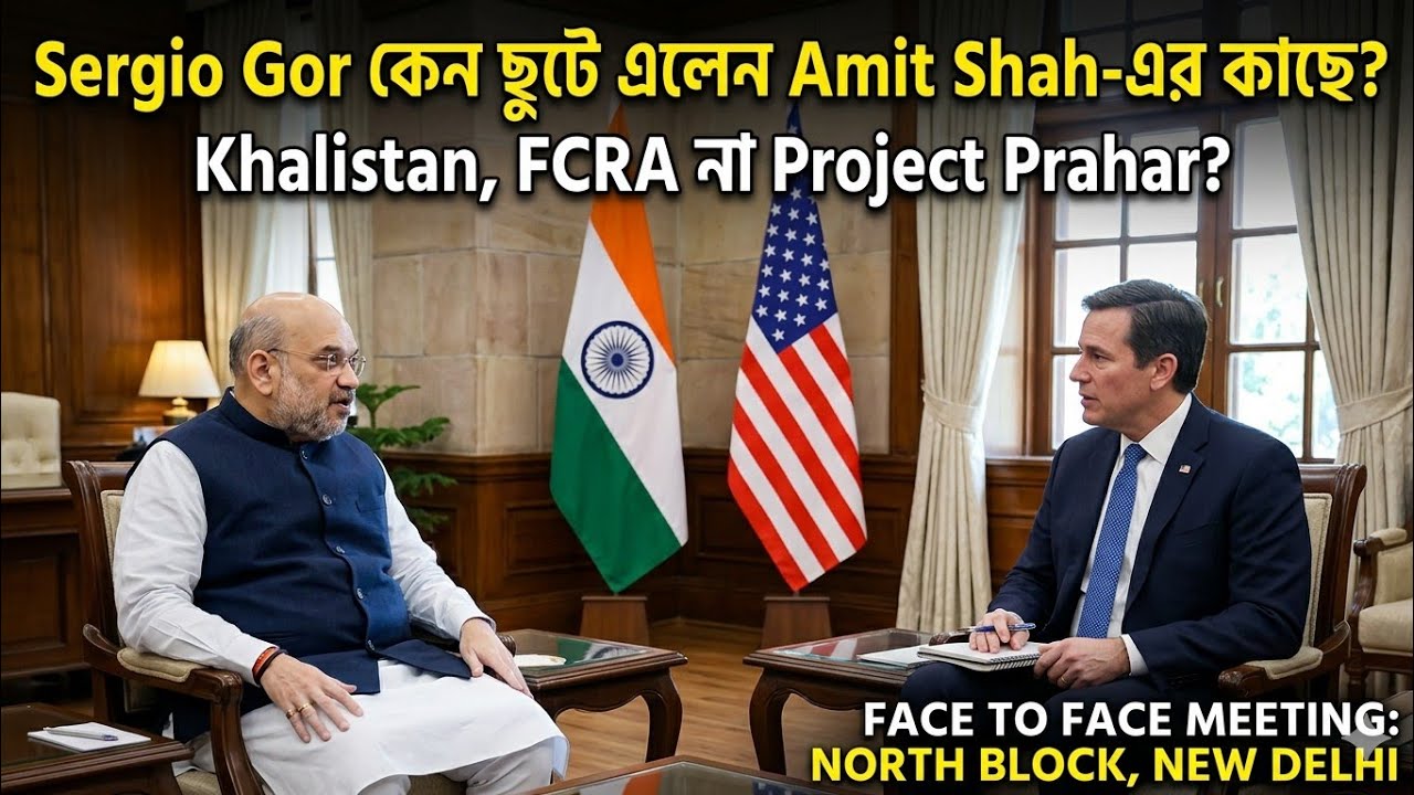 Why did Sergio Gor rush to meet Amit Shah? Khalistan, FCRA, or Project Prahar?