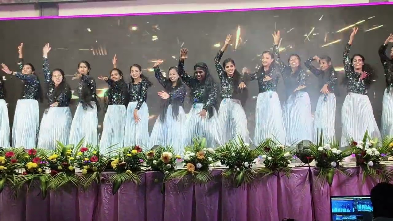 jsr higher secondary school annual day function.girls performance