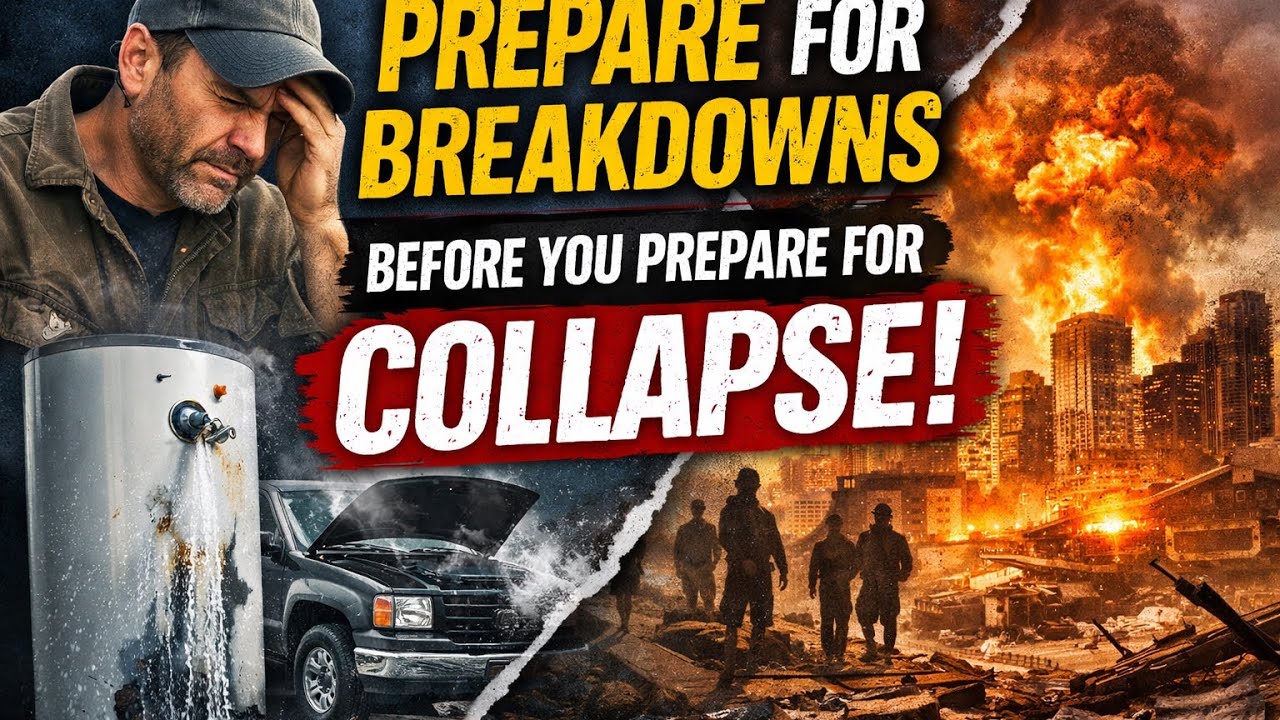 Prepare for breakdowns before you prepare for collapse!