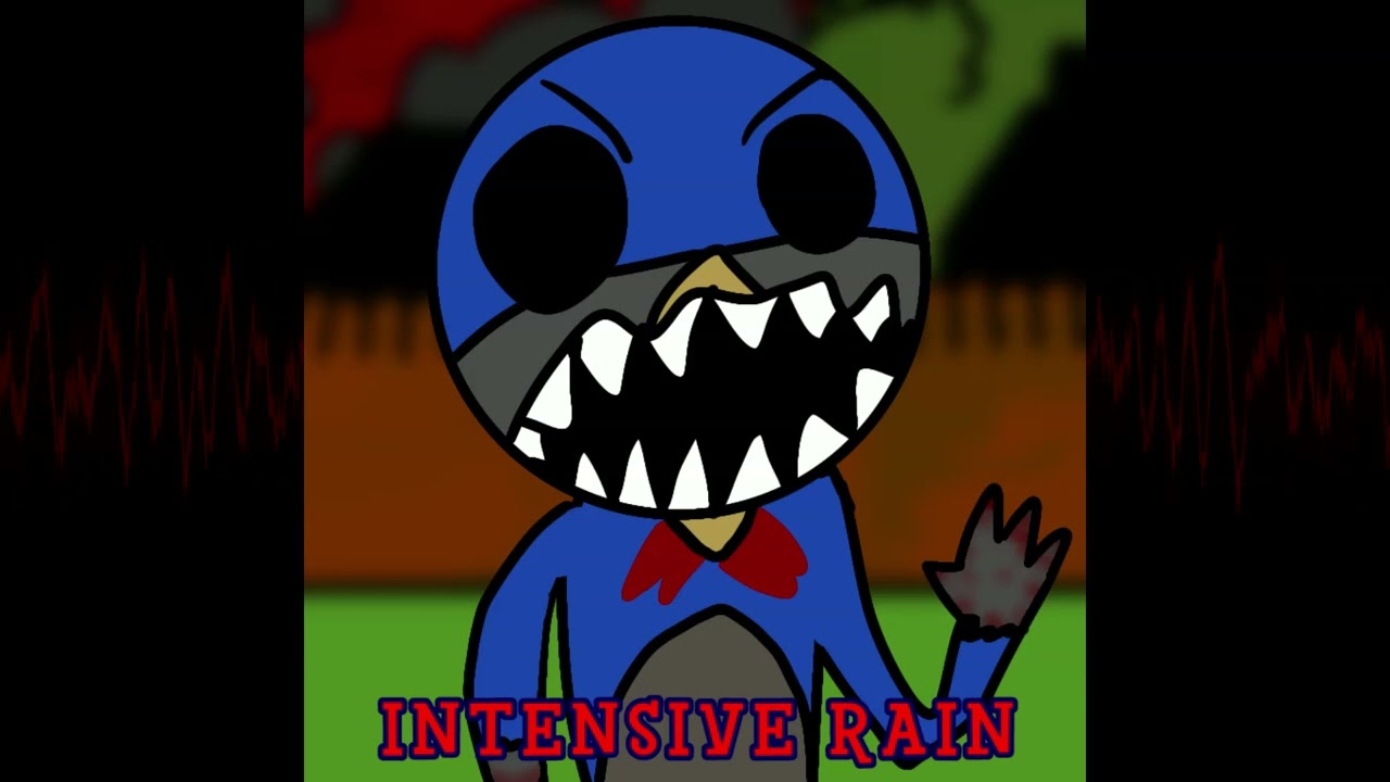 Friday night funkin vs Sonic.exe - INTENSIVE RAIN (Black sun Backyardigans mix)