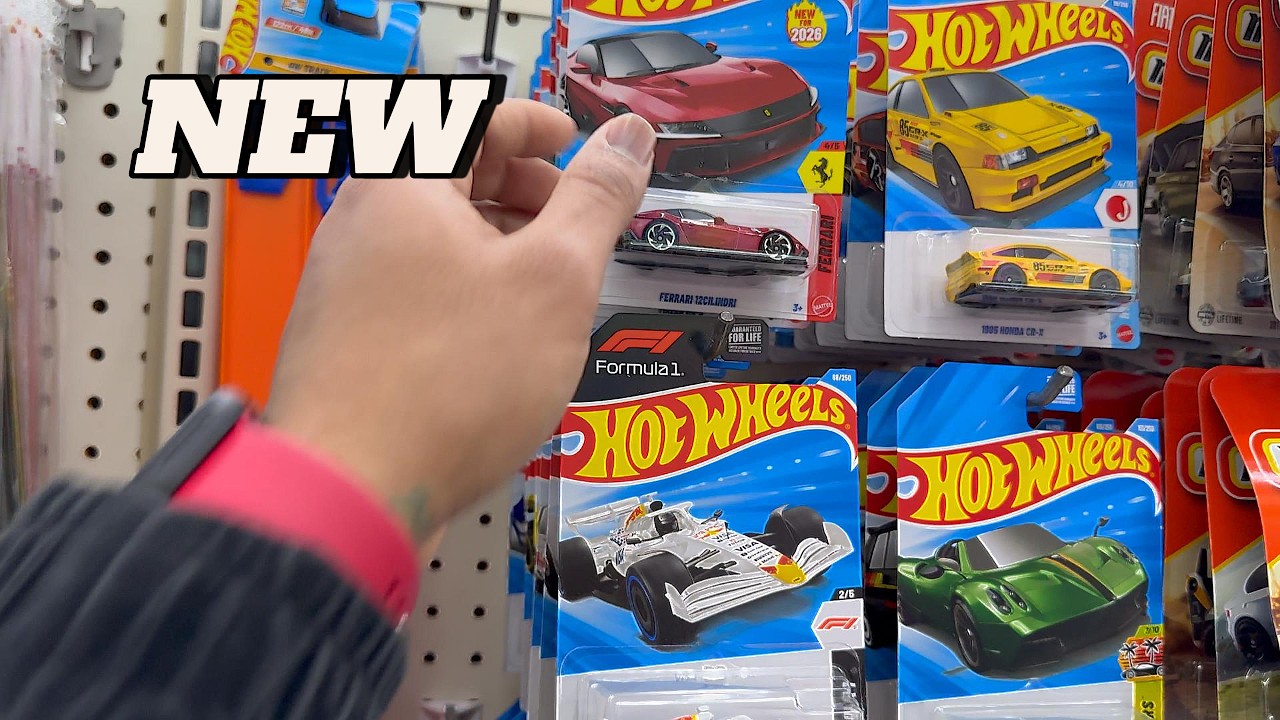Серия Hot Wheels Mainline 2026 года от Dollar Tree
