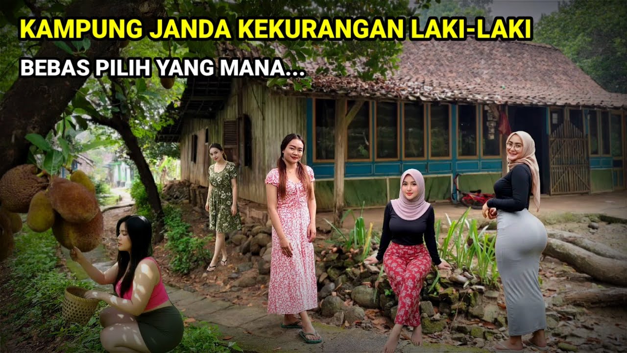 VIRAL KAMPUNG JANDA KEKURANGAN LAKI-LAKI DI DESA TERPENCIL JAWA TENGAH