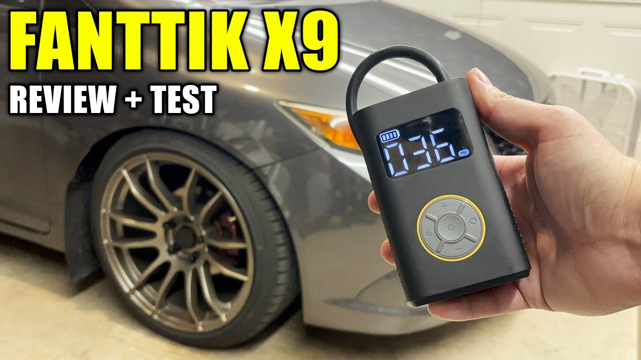 Обзор и тест нагнетателя шин Fanttik X9 Pro!