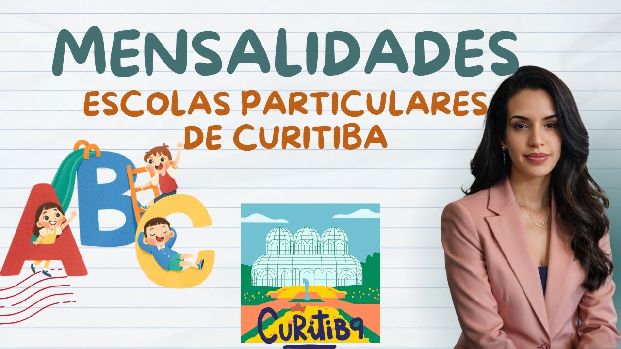 Valor das mensalidades das escolas particulares de Curitiba