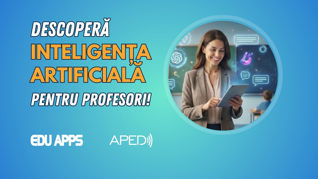 Inteligența Artificială la clasă: instrumente practice pentru preșcolar, primar, gimnaziu și liceu