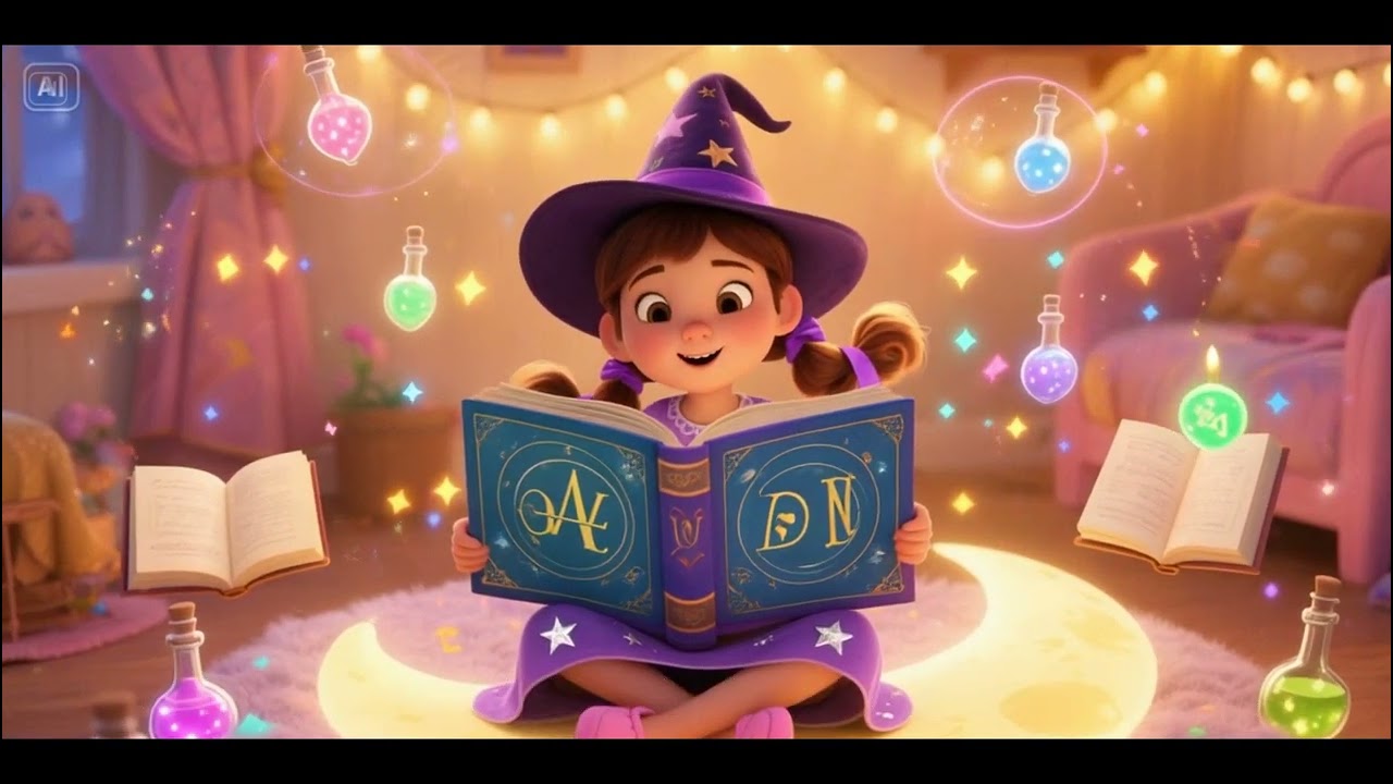 Nina, the Wizard✨ | Magical Bedtime Story for Kids | Nursery Rhyme About Imagination