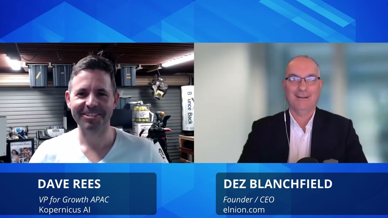 Dave Rees, VP for Growth APAC at Kopernicus AI, discussing BeerOps 2025