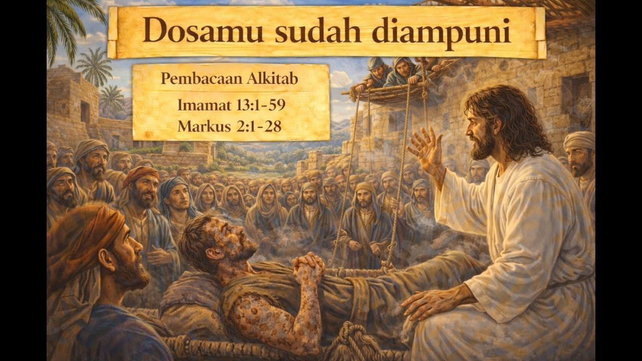Markus 2:1-28 Dosamu sudah Diampuni (READ DESCRIPTION)