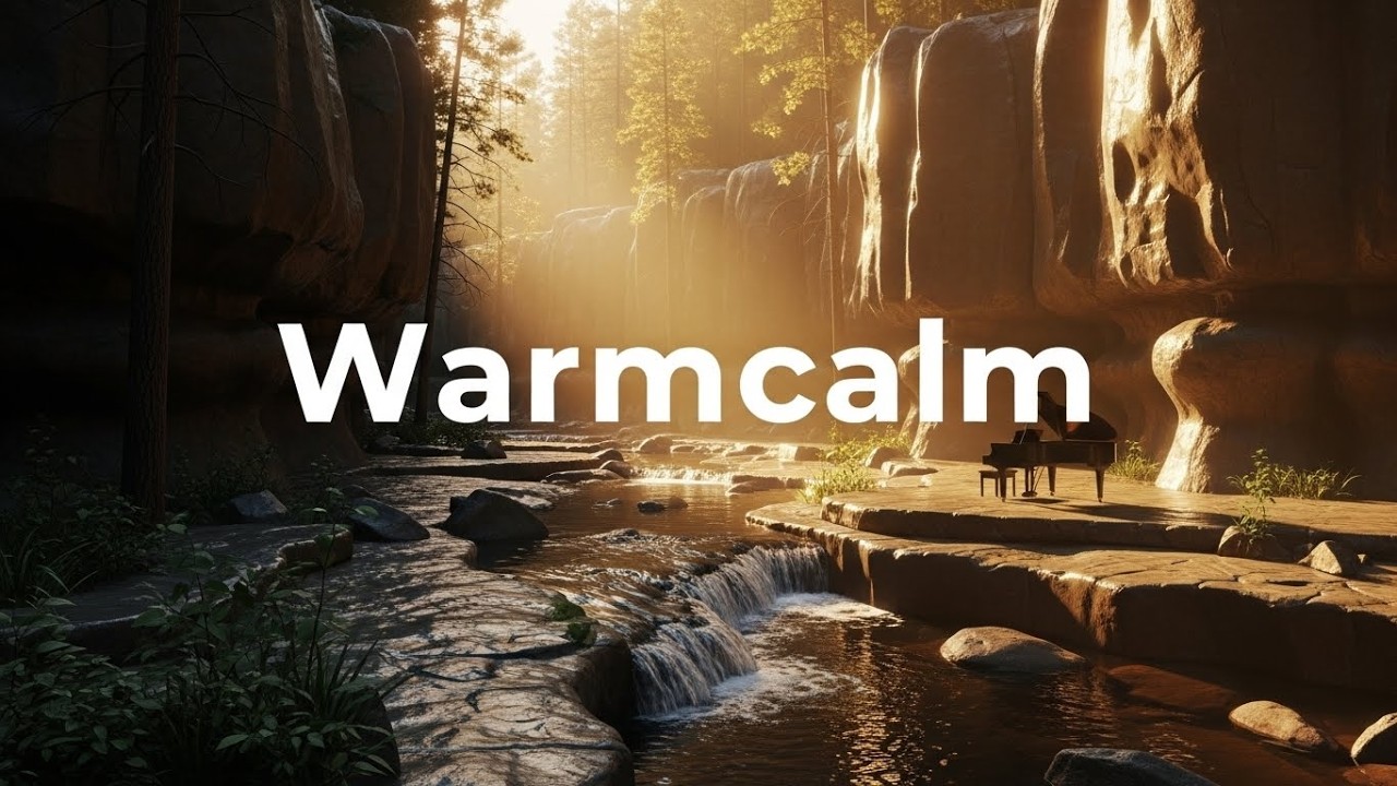2 Hours Calm Piano for Gentle Focus & Emotional Ease – Warmcalm