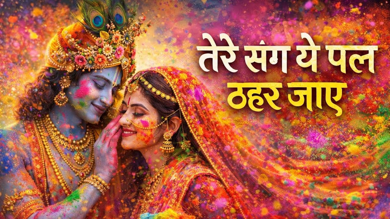 तेरे संग ये पल ठहर जाए | Radha Krishna Holi Song 2026 | होली स्पेशल भजन | New Krishna Bhajan