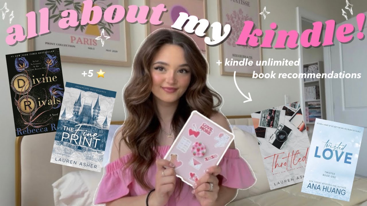 все о моих рекомендациях книг Kindle + Kindle unlimited!! 📖✨ (стоит ли это того?)