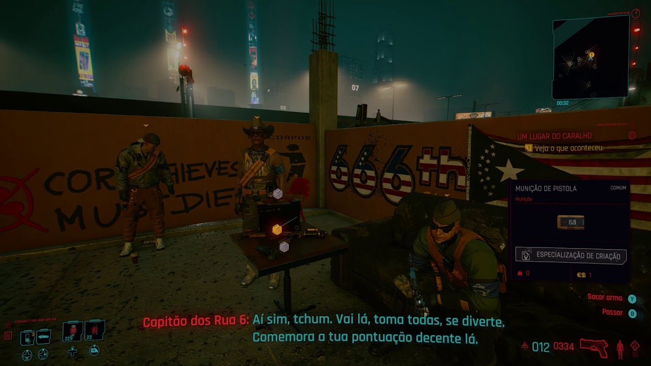 Capit&atilde;o dos Rua 6 (Bolsonaro) no Cyberpunk 2077 Dublado PT-BR