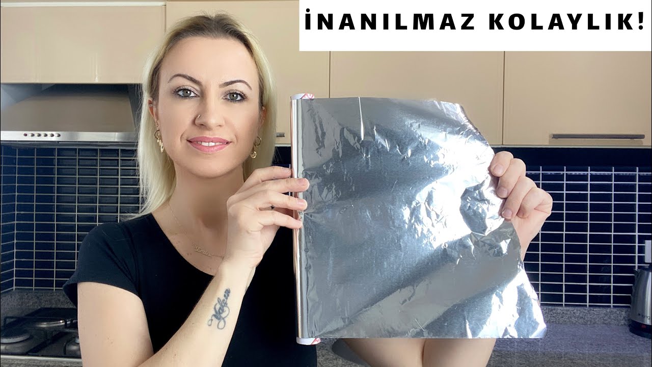 ALÜMİNYUM FOLYO İLE NE YAPTIĞIMA BAKIN 🤗 @EmineDeligoz