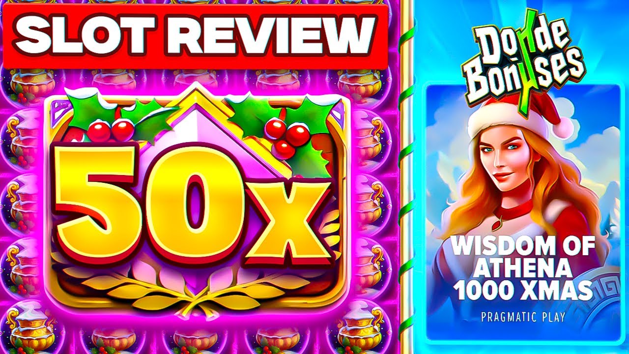 Slot Review #41 - Wisdom of Athena Xmas 1000 - Pragmatic Play (DondeBonuses)