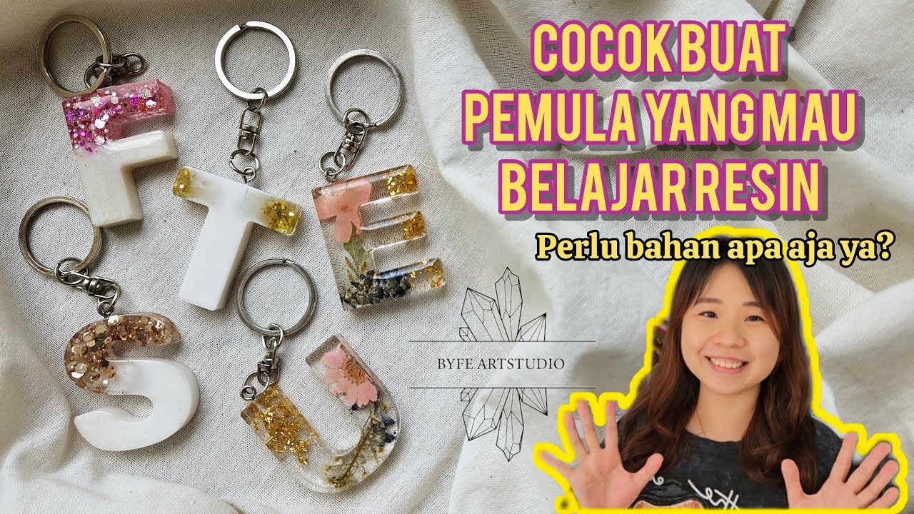 Kerajinan Resin untuk Pemula, bikin Gantungan Kunci step by step