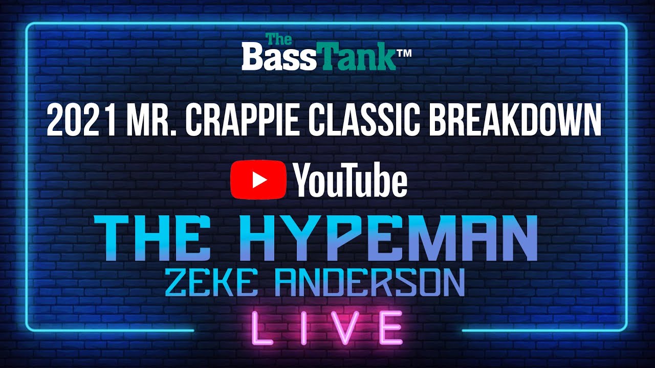 Zeke talks about the Mr. Crappie Classic LIVE with Guest and Champion Jeff Larch