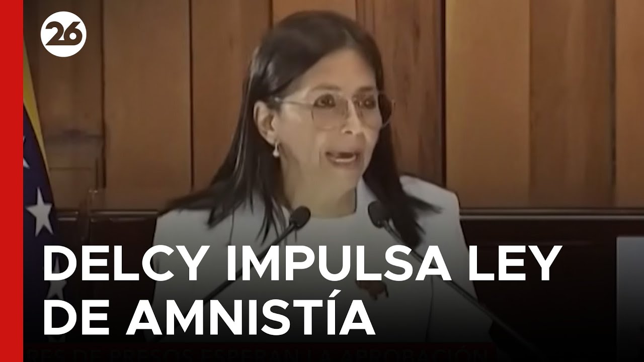 🇻🇪 AMNISTÍA | Delcy confirma que trabaja en la ley que beneficiaría a miles de presos políticos