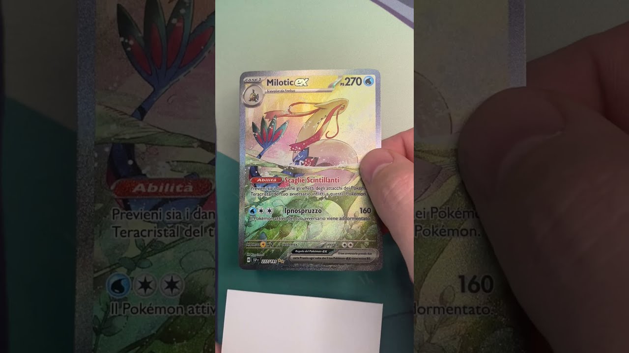 Milotic ex Full Art (237) Showcase ✨ #Pokemon #TCG #surgingsparks