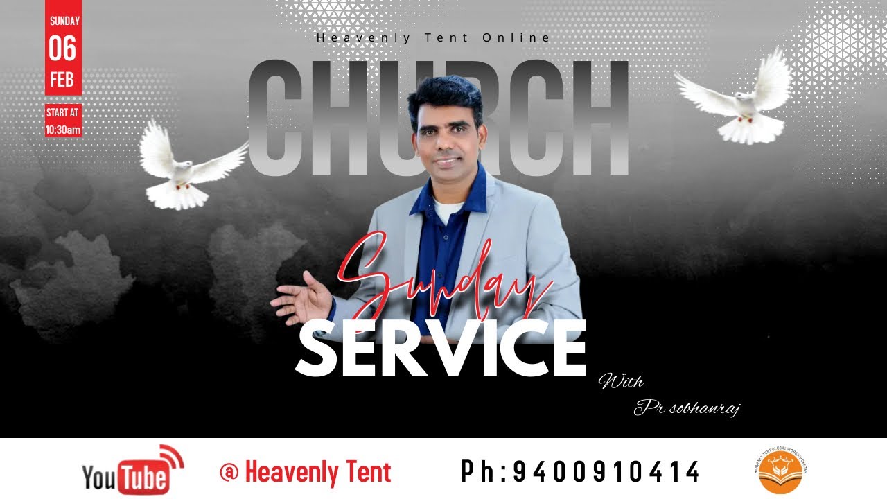 Online Sunday Service | Pr Sobhan raj | Heavenly Tent | 06-02-2022 | LIVE #heavenlytent #prsobharaj