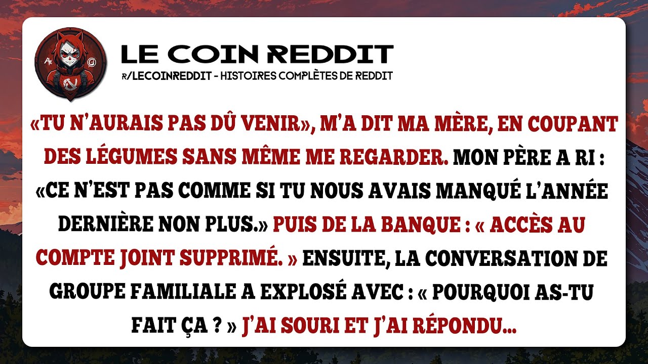 Ma famille me rejette. Je coupe leur argent. Ils explosent : « POURQUOI AS-TU FAIT ÇA ? »