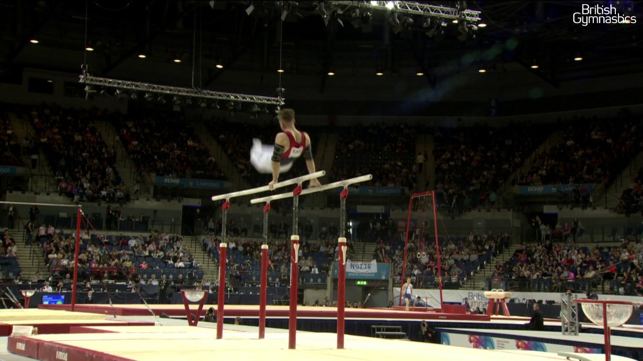Elliott Cooper Parallel Bars Men's Masters 2017 British Gymnastics Championships