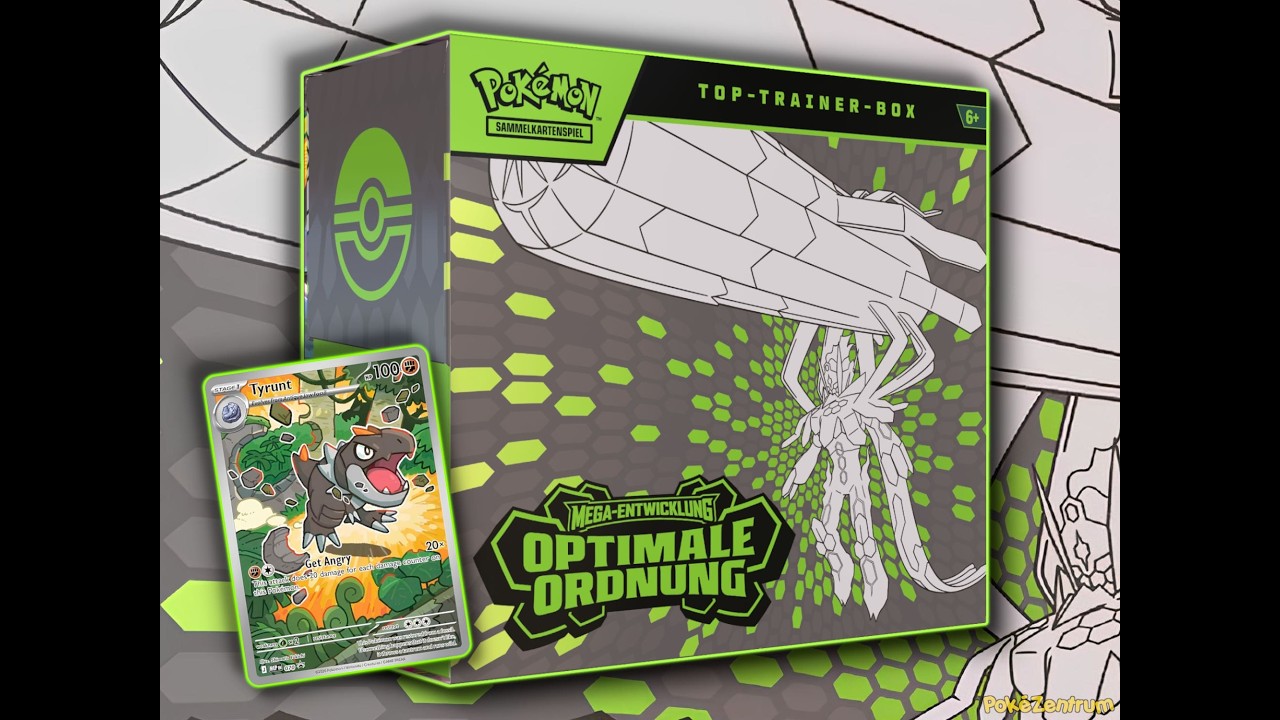 POKEMON Mega Eenticklung Optimale Ordnung Top Trainer Box