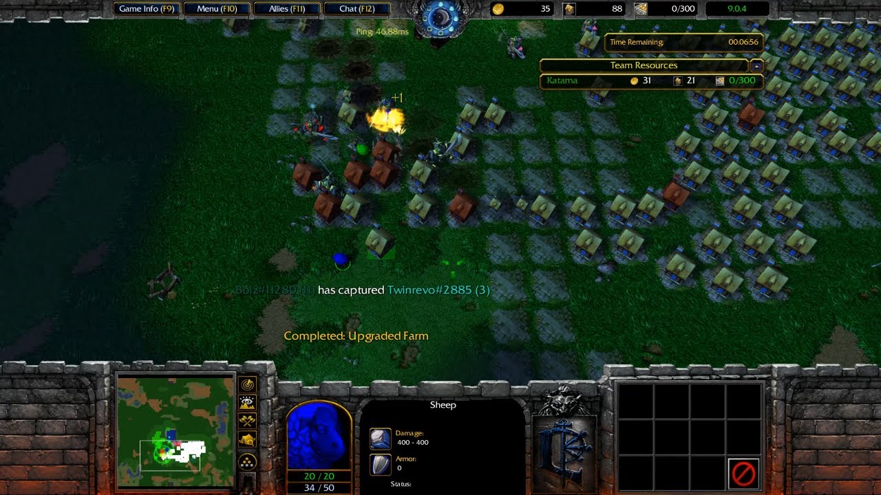 Warcraft III Sheep Tag - Katama and Puffy Sheep Synergy