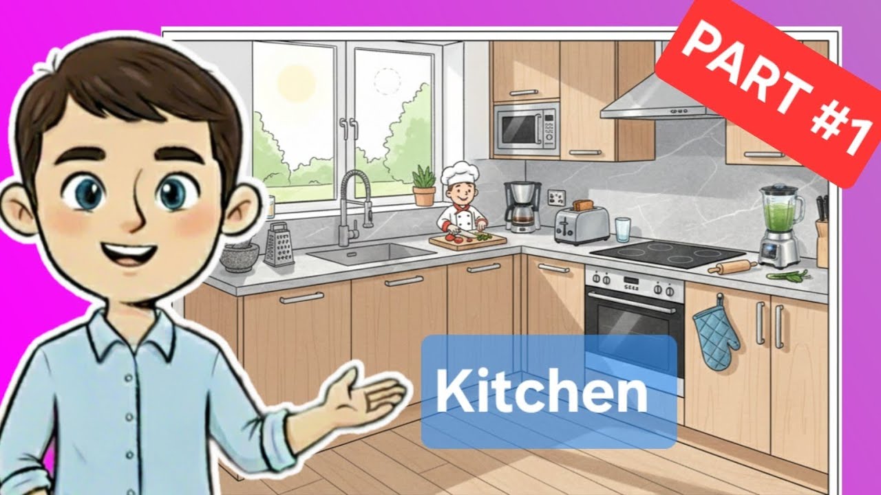 Vocabulary: 40 Essential Tools & Appliances! (Learning & Quiz) PART#1
