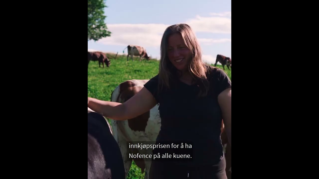 Bli med til bonden som bruker virtuelle gjerder