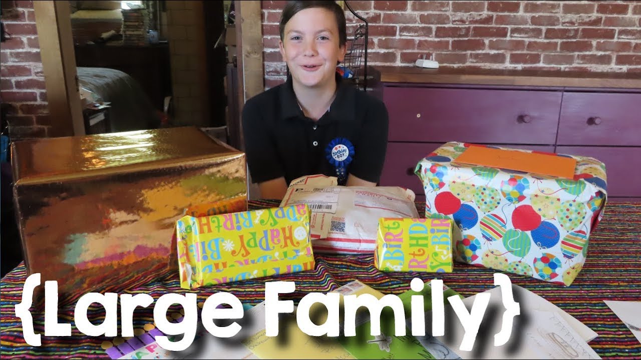 Justus' 12th Birthday ¦ Large Family Vlog