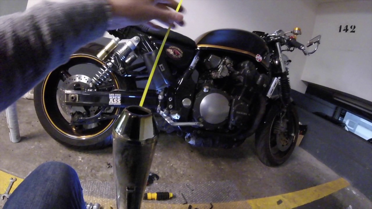 Tuto du garage n°1 : Installation chicane DB Killer pot megaton - Suzuki GSX Inazuma Cafe Racer