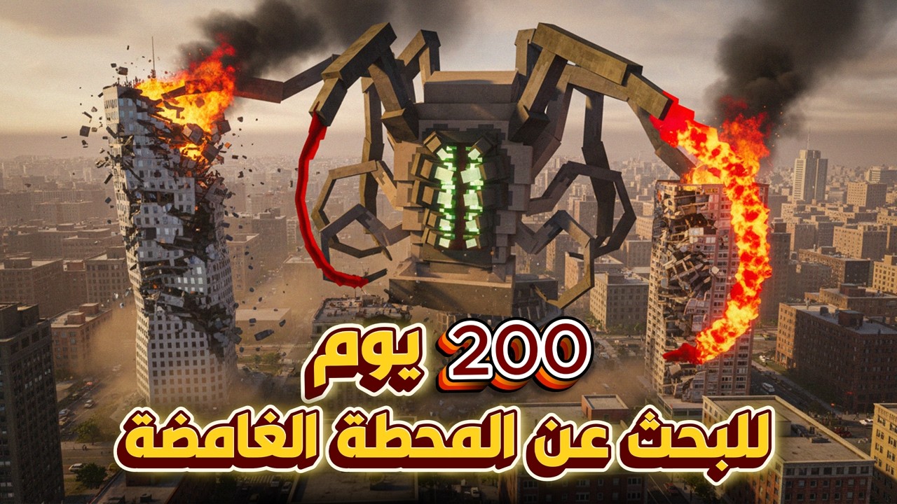 قضيت 200 يوم في  البحث عن محطة الفضاء الغامضة في ماينكرافت هاردكور .. إليكم ماحدث!!