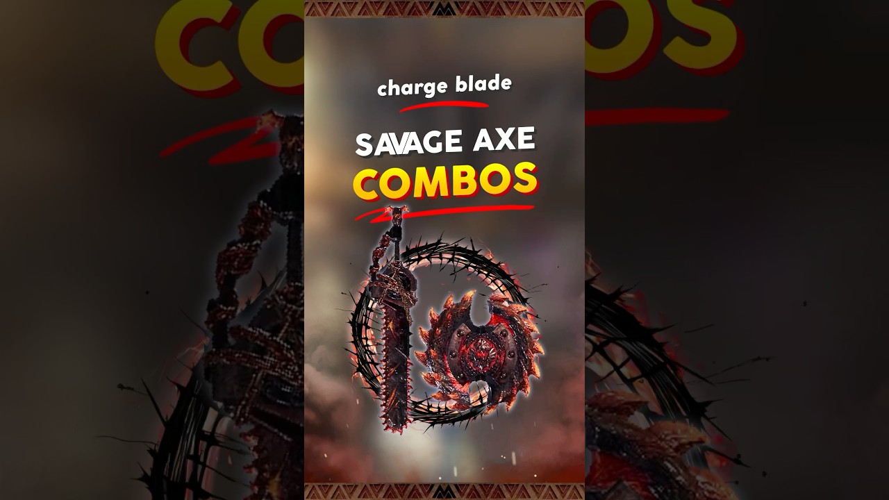 Комбинации OP Savage Axe для Charge Blade 💥 Monster Hunter World #MHW #MonsterHunter #Gaming