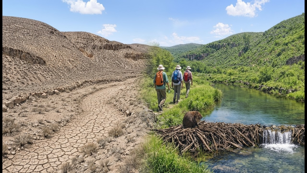 Los Estadounidenses Transformaron Un Desierto Árido En Humedales Vibrantes — Realmente Asombroso.